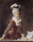 Jean Honore Fragonard Dancing girl lucky Miss Mar portrait painting